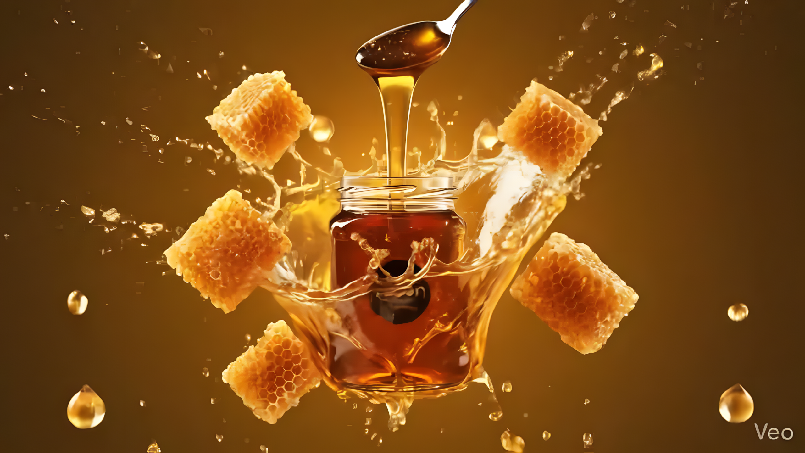 Kashmiri honey jar — liquid gold